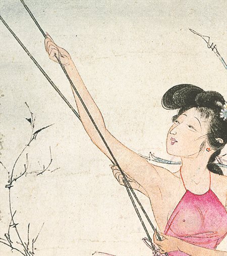 邓州-胡也佛的仕女画和最知名的金瓶梅秘戏图